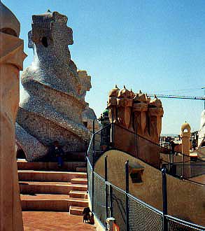 Casa Mila, La Pedrera roof top